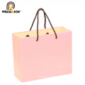 Custom Logo Print wedding pink Paper Bag Design Sample Factory